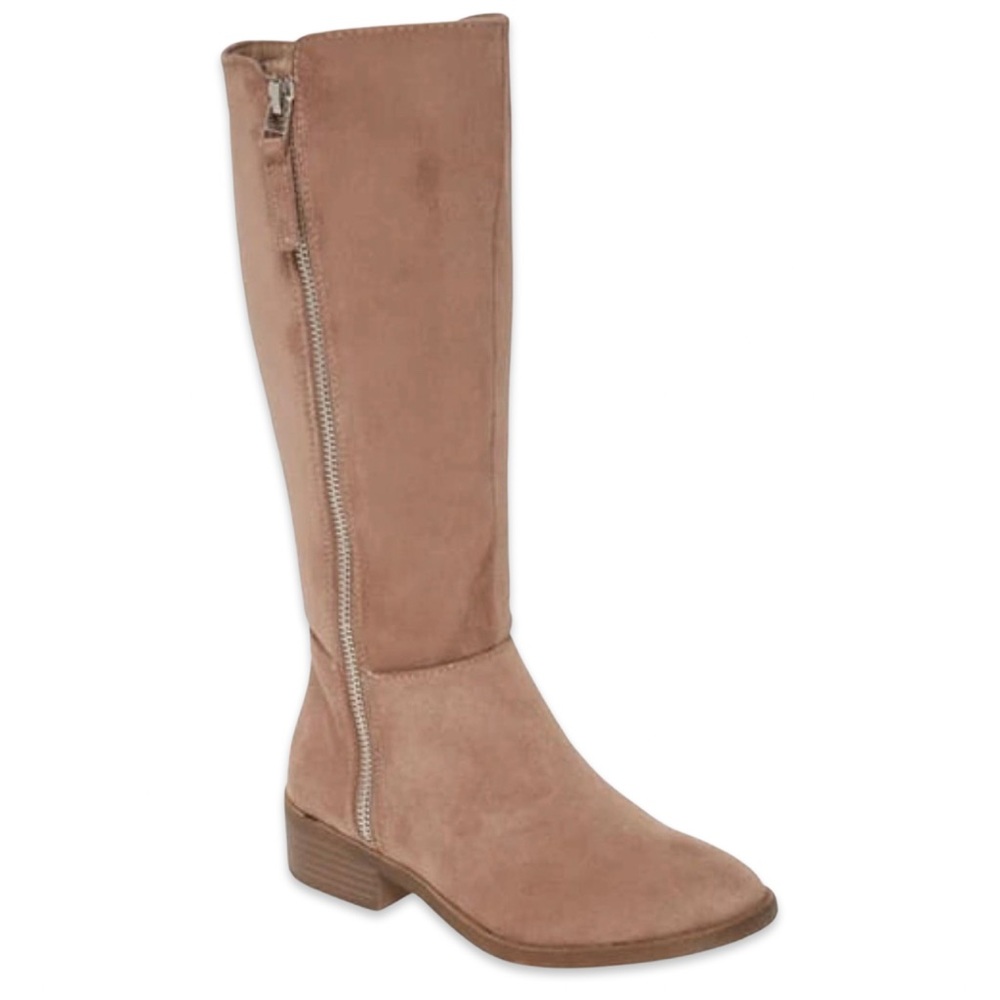 STEVE MADDEN GIRLS' JDESTINN FAUX SUEDE BOOTS IN TAUPE - LITTLE GIRL SZ …